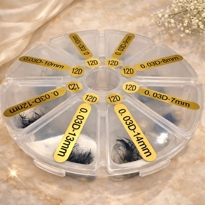 12D Volume Promade Lash Tray