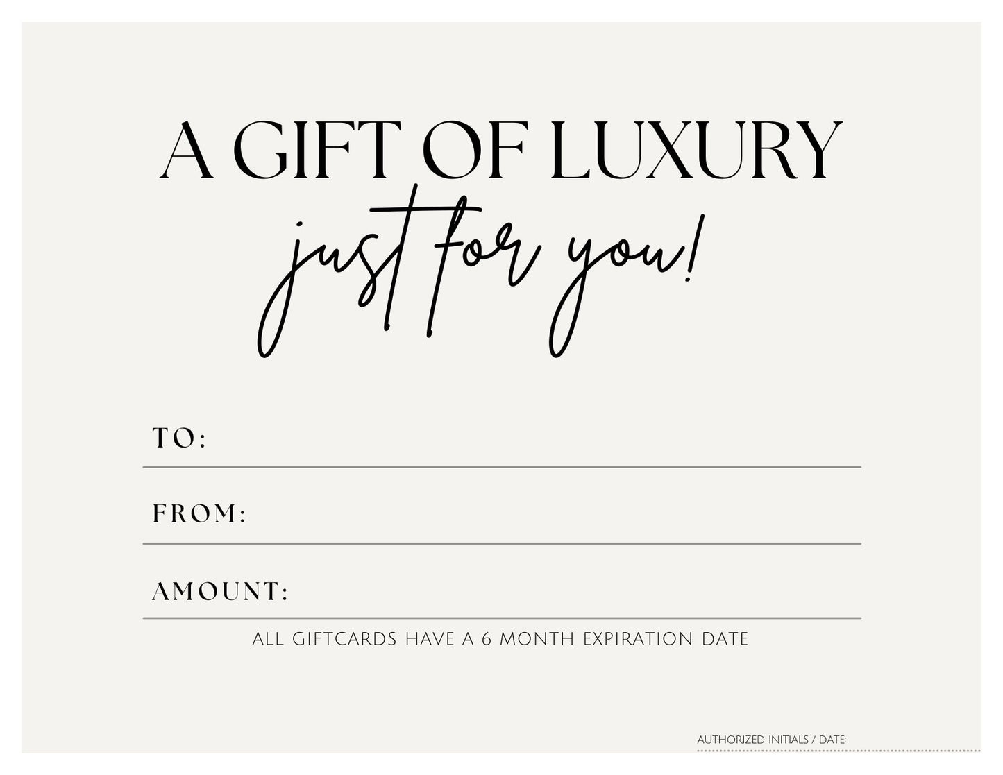 GIFT CARD