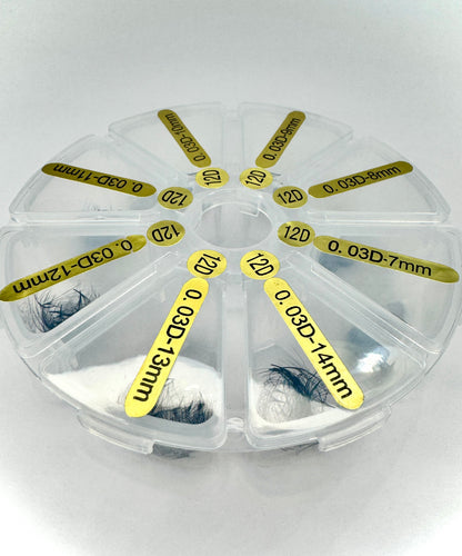 12D Volume Promade Lash Tray
